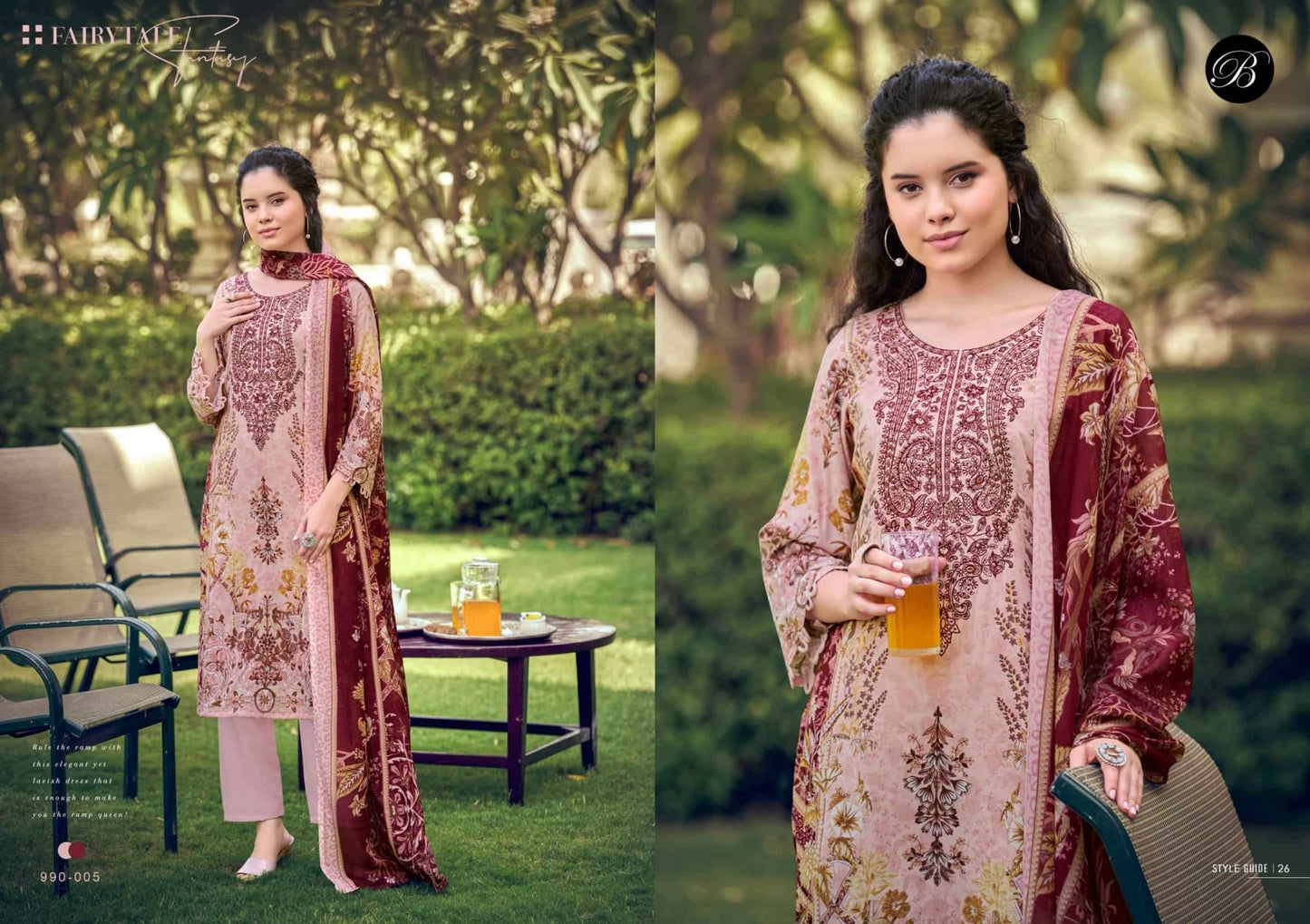 Belliza Designer Studio Naira Vol 149 Pure Cotton Embroidered Dress Material - Amrah Wholesale