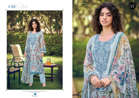 Belliza Designer Studio Naira Vol 149 Pure Cotton Embroidered Dress Material - Amrah Wholesale