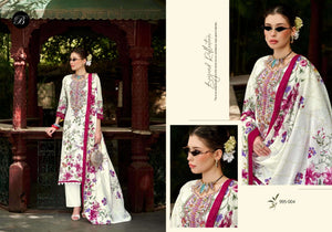 Belliza Designer Studio Naira Vol 153 Pure Cotton Dress Material - Amrah Wholesale