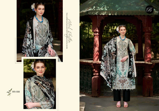 Belliza Designer Studio Naira Vol 153 Pure Cotton Dress Material - Amrah Wholesale