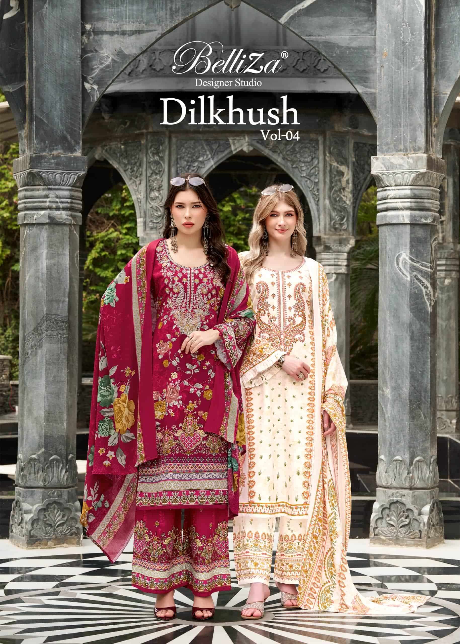 Belliza Dilkhush Vol 4 Rayon Salwar Suit