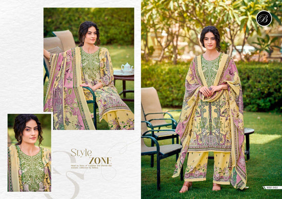 Belliza Designer Studio Dilshad Vol 6 Digital Printed Rayon Dress Material