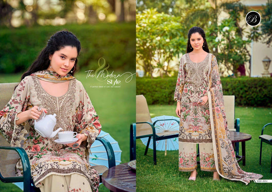 Belliza Designer Studio Dilshad Vol 6 Digital Printed Rayon Dress Material