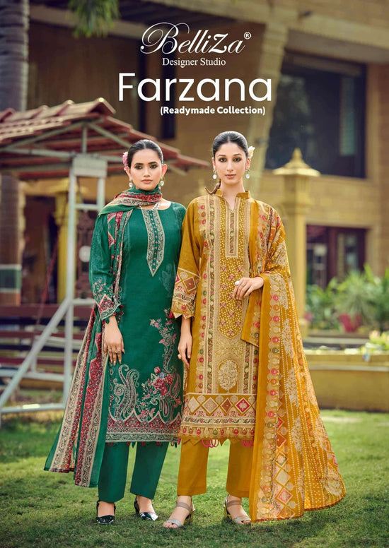 Belliza Farzana Pure Cotton Salwar Suit Set - Amrah Wholesale