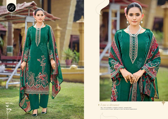 Belliza Farzana Pure Cotton Salwar Suit Set - Amrah Wholesale