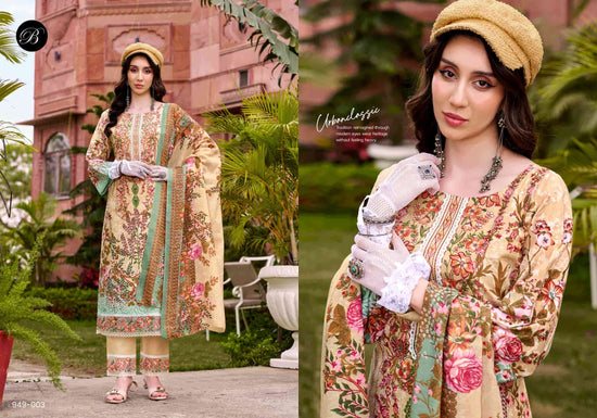 Belliza Designer Studio Gulistaan Cotton Dress Material