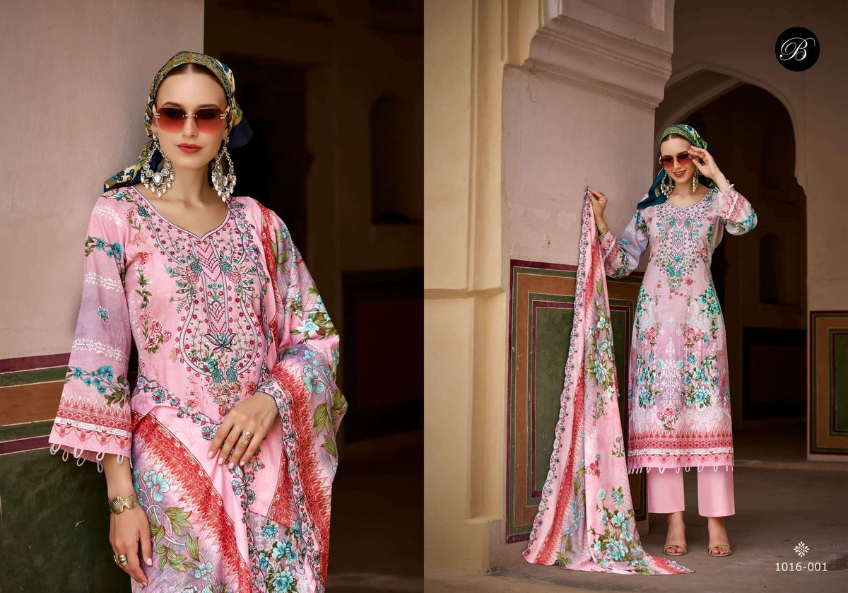 Belliza Guzarish Vol 26 Soft Cotton Digital Printed Dress Material