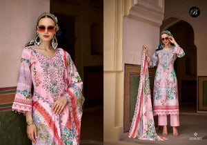 Belliza Guzarish Vol 26 Soft Cotton Digital Printed Dress Material