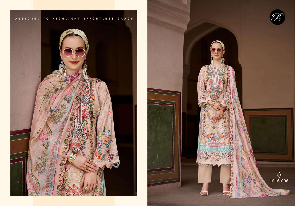 Belliza Guzarish Vol 26 Soft Cotton Digital Printed Dress Material