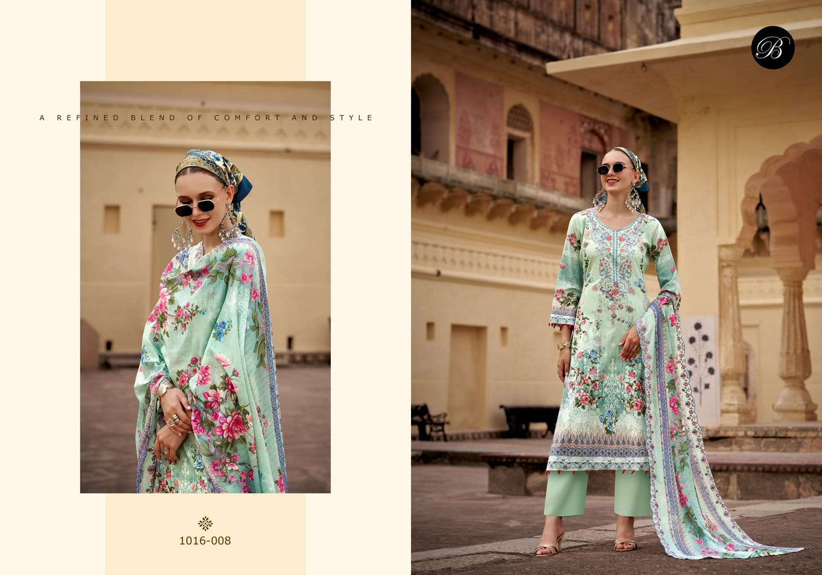Belliza Guzarish Vol 26 Soft Cotton Digital Printed Dress Material