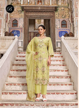 Belliza Khwaish Vol-2 Soft Cotton Unstitched Pakistani Suit