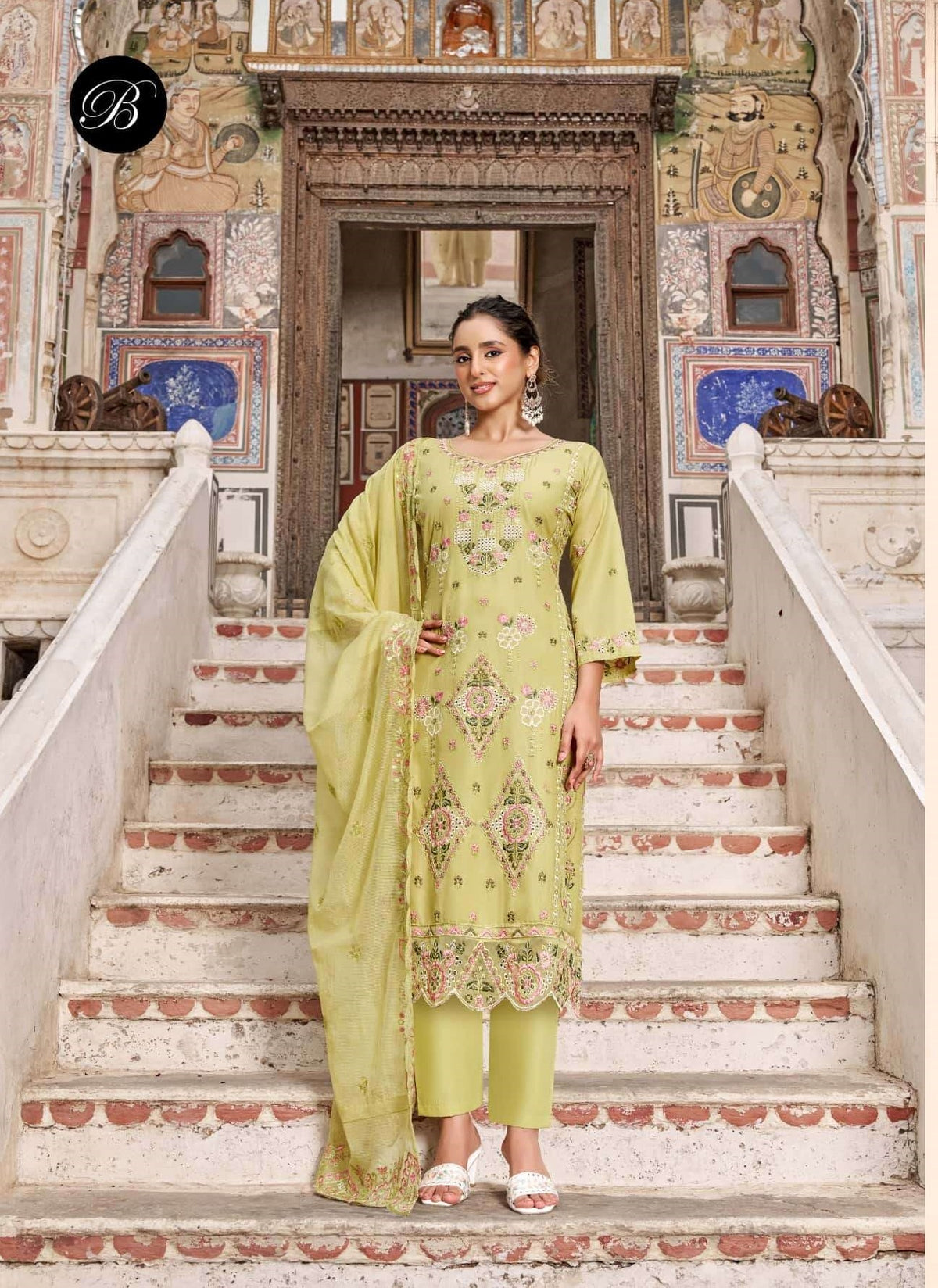 Belliza Khwaish Vol-2 Soft Cotton Unstitched Pakistani Suit