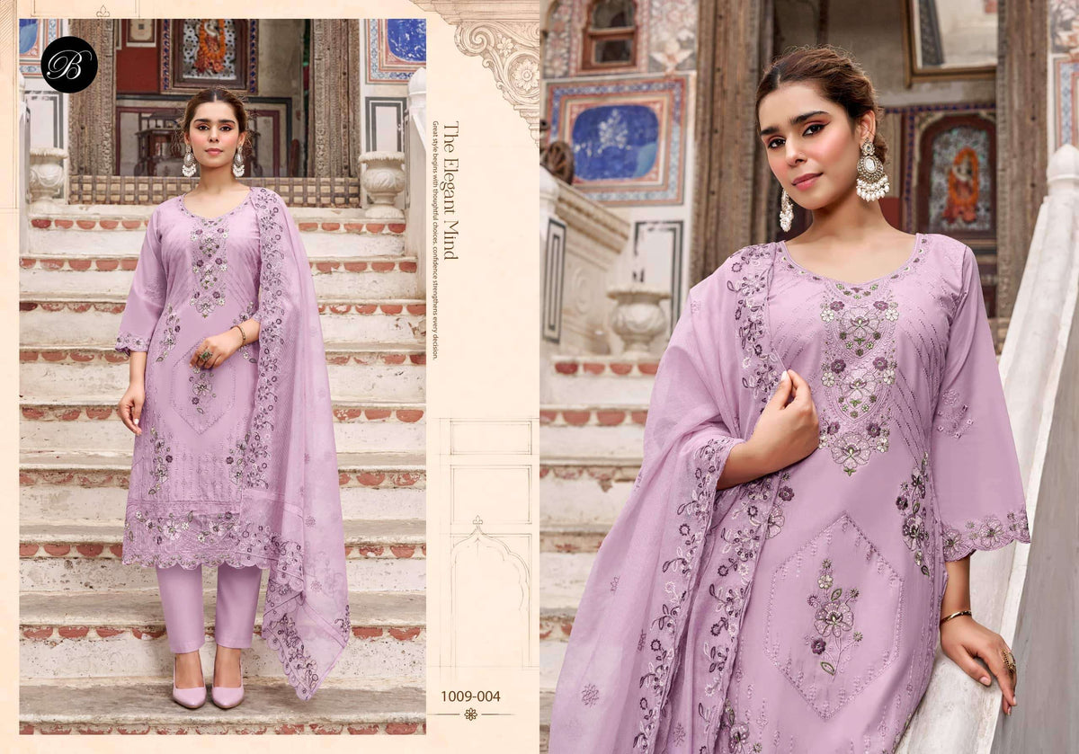 Belliza Khwaish Vol-2 Soft Cotton Unstitched Pakistani Suit