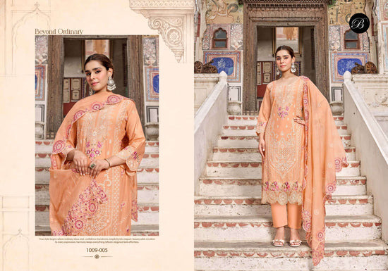 Belliza Khwaish Vol-2 Soft Cotton Unstitched Pakistani Suit