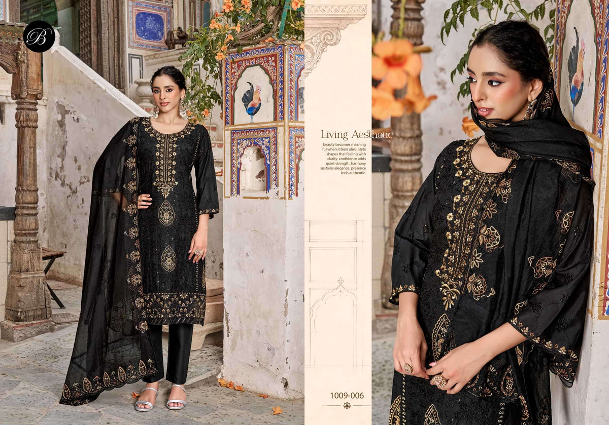 Belliza Khwaish Vol-2 Soft Cotton Unstitched Pakistani Suit