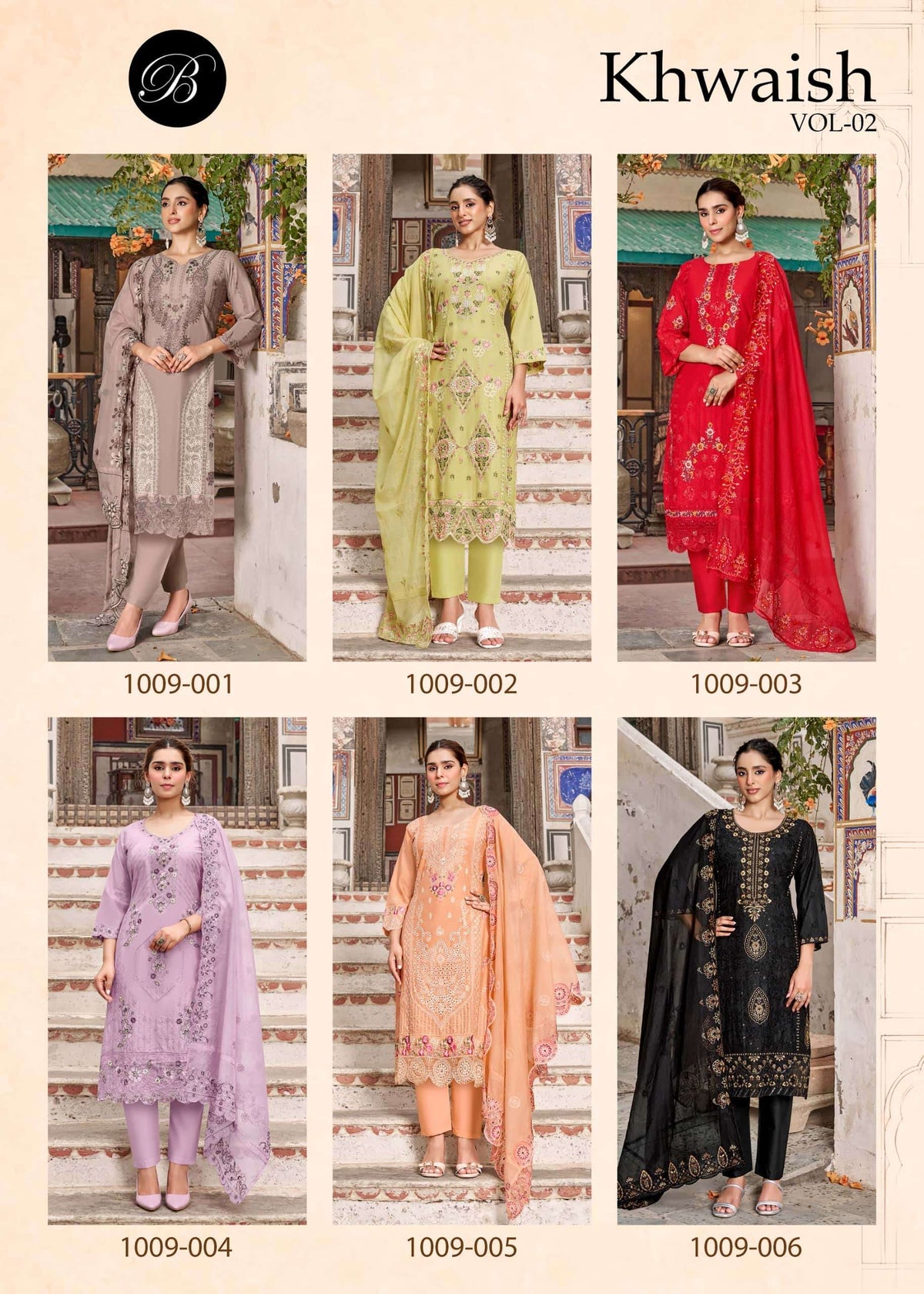 Belliza Khwaish Vol-2 Soft Cotton Unstitched Pakistani Suit