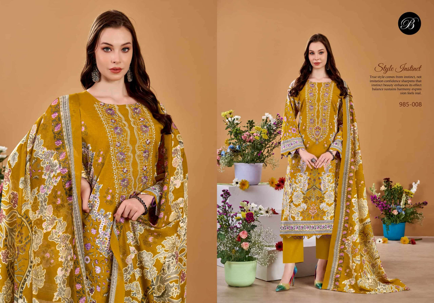 Belliza Naira Vol 145 Pure Cotton Dress Material