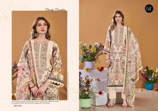 Belliza Naira Vol 145 Pure Cotton Dress Material