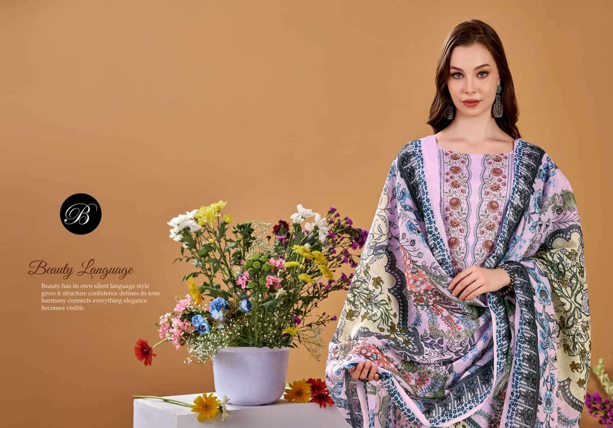 Belliza Naira Vol 145 Pure Cotton Dress Material - Amrah Wholesale