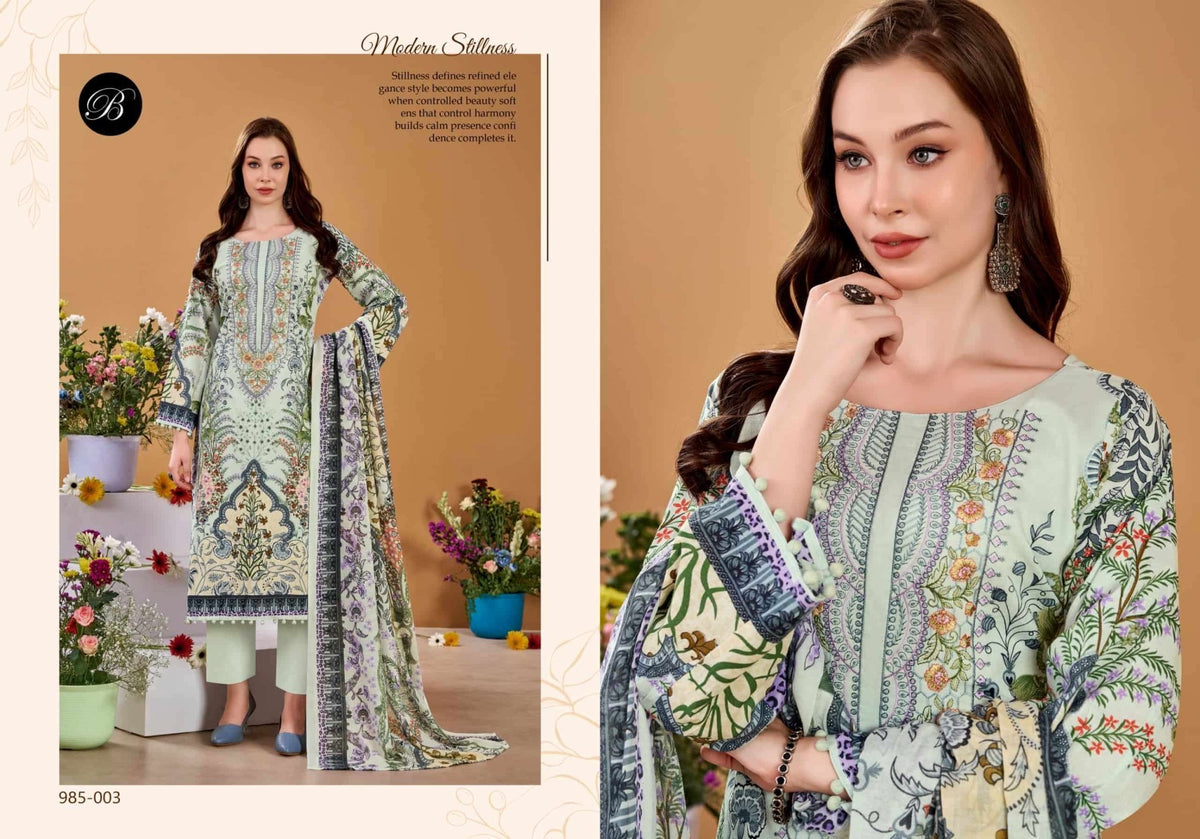 Belliza Naira Vol 145 Pure Cotton Dress Material - Amrah Wholesale