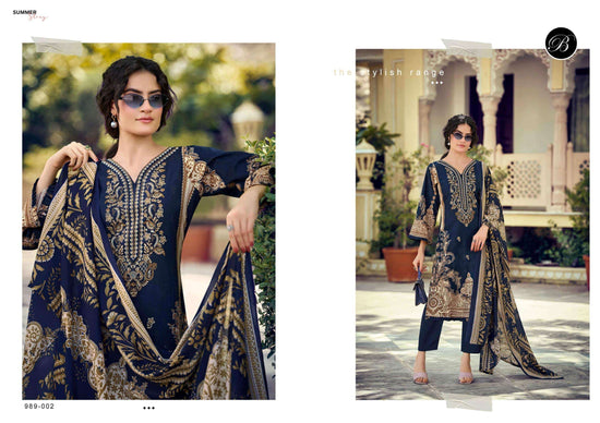 Belliza Designer Studio Naira Vol 148 Pure Cotton Dress Material
