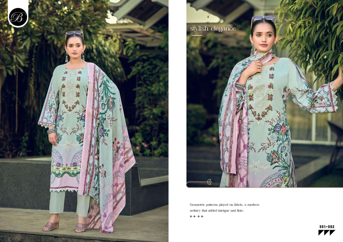 Belliza Naira Vol-150 Premium Cotton Printed Pakistani Suit Wholesale