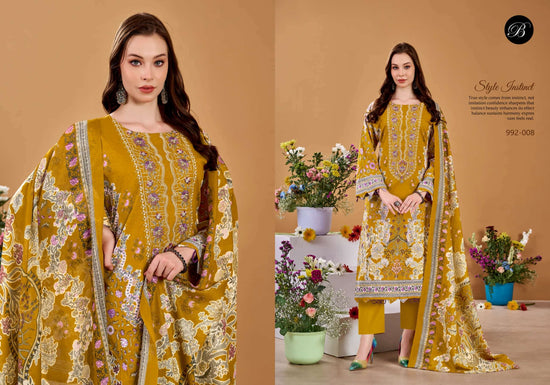 Belliza Naira Vol-151 Premium Cotton Printed Unstitched Pakistani Suit