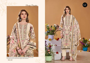 Belliza Naira Vol-151 Premium Cotton Printed Unstitched Pakistani Suit - Amrah Wholesale