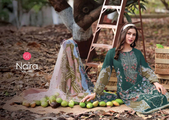 Belliza Naira Vol 152 Premium Cotton Ladies Suit Catalogue Wholesale