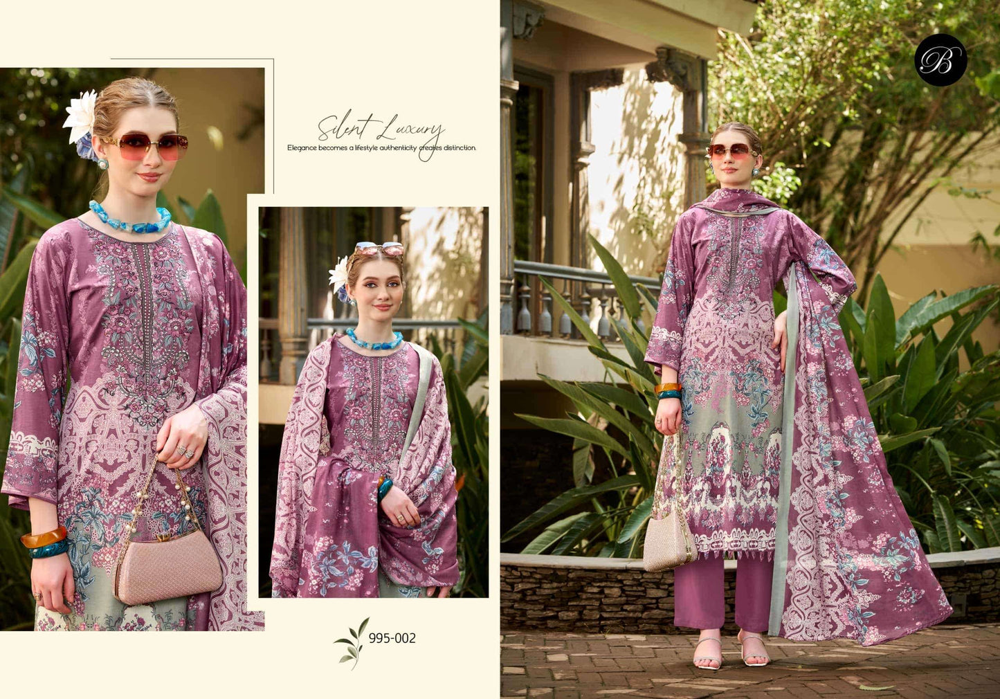 Belliza Designer Studio Naira Vol 153 Pure Cotton Dress Material