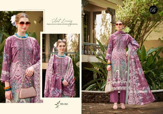 Belliza Designer Studio Naira Vol 153 Pure Cotton Dress Material