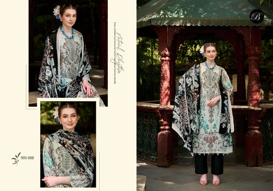 Belliza Designer Studio Naira Vol 153 Pure Cotton Dress Material