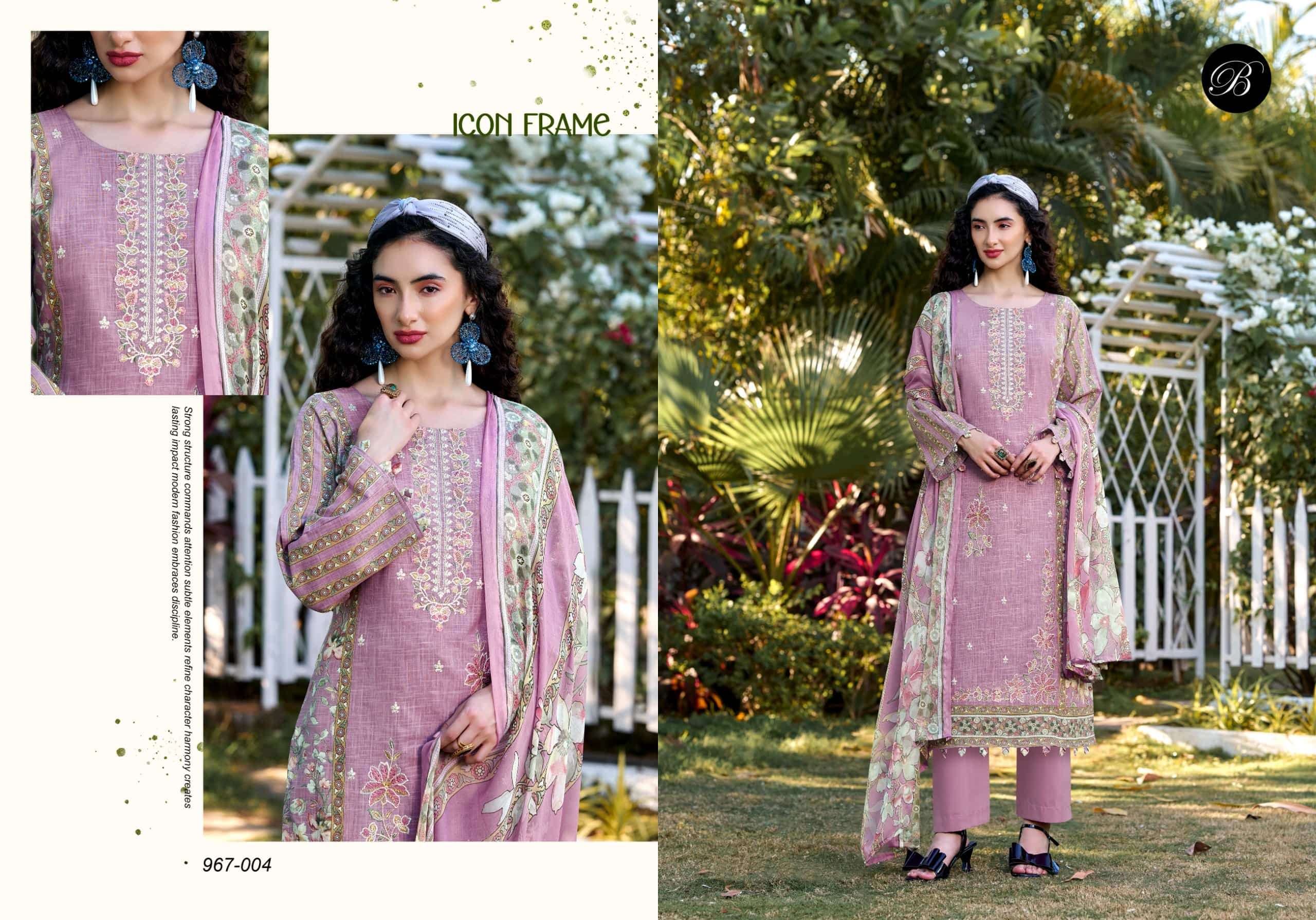Belliza Rehana Vol 02 Cotton Embroidery Pakistani Suit Set Wholesale