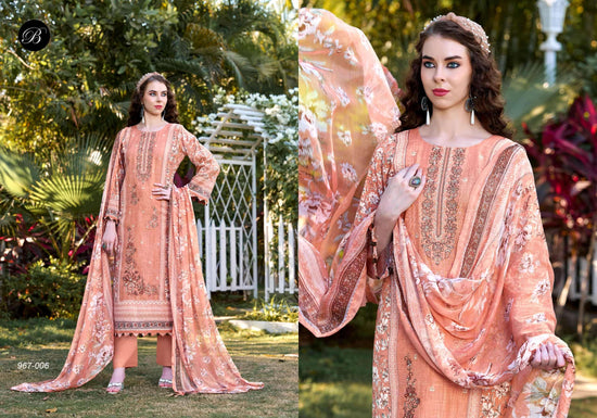 Belliza Rehana Vol 02 Cotton Embroidery Pakistani Suit Set Wholesale