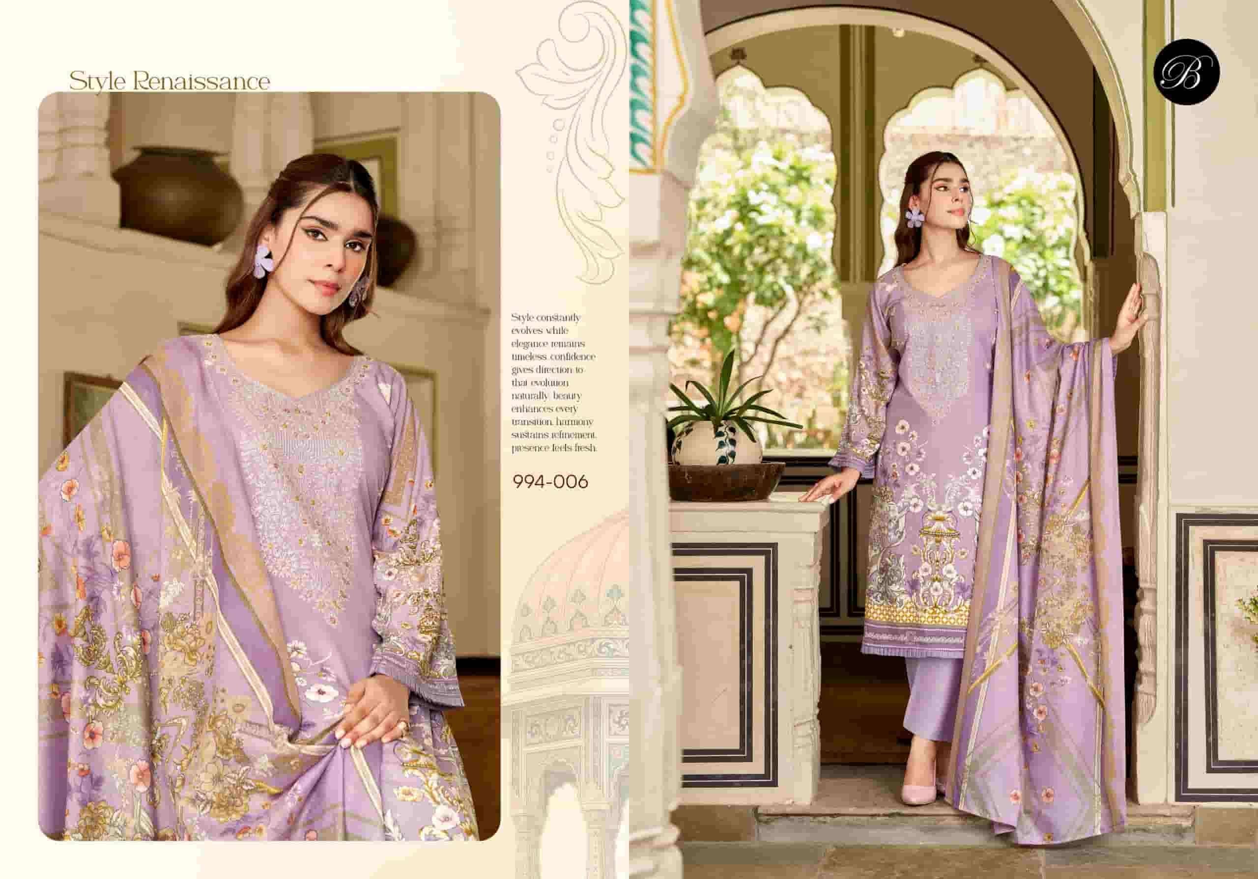 Belliza Designer Studio Riwayat Vol 19 Pure Rayon Dress Material