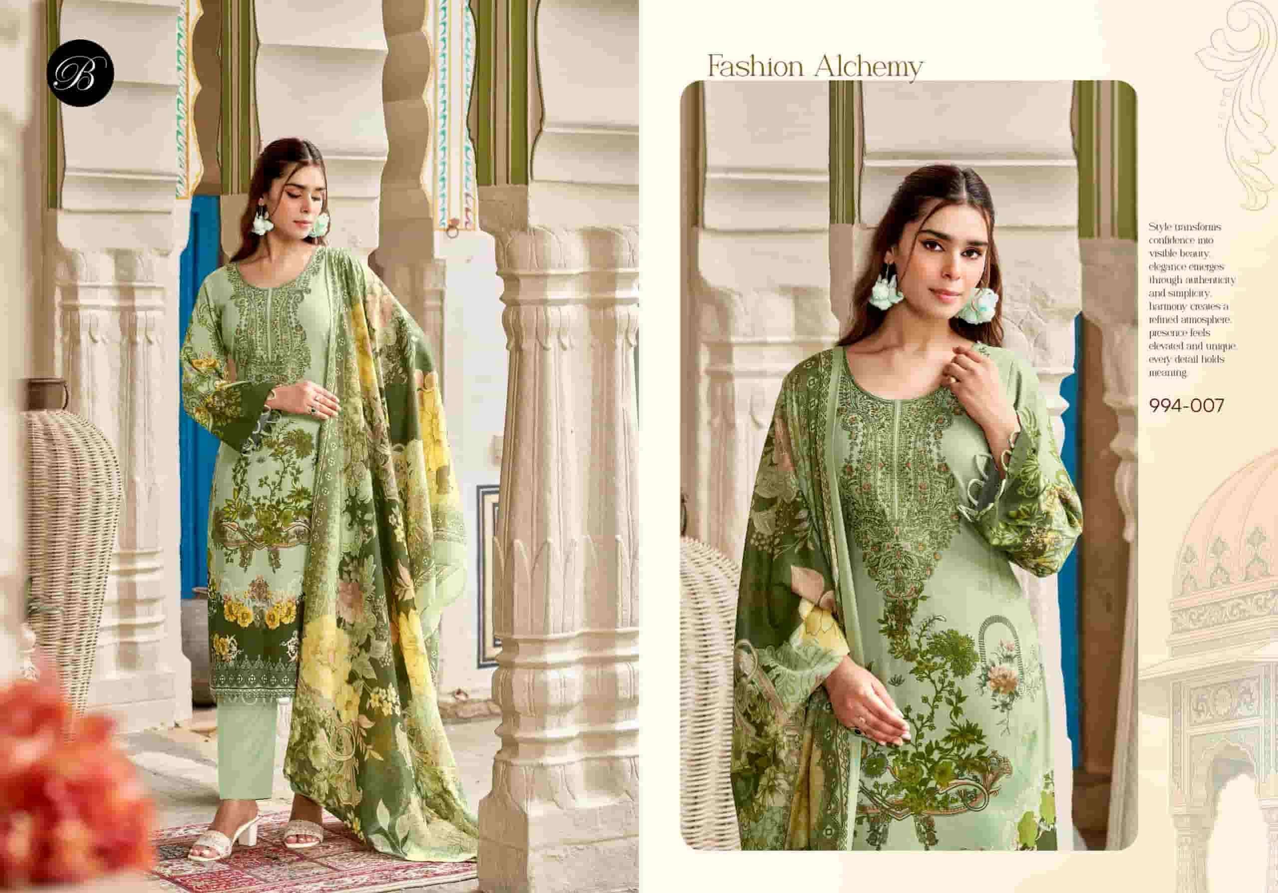 Belliza Designer Studio Riwayat Vol 19 Pure Rayon Dress Material