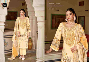 Belliza Designer Studio Riwayat Vol 19 Pure Rayon Dress Material