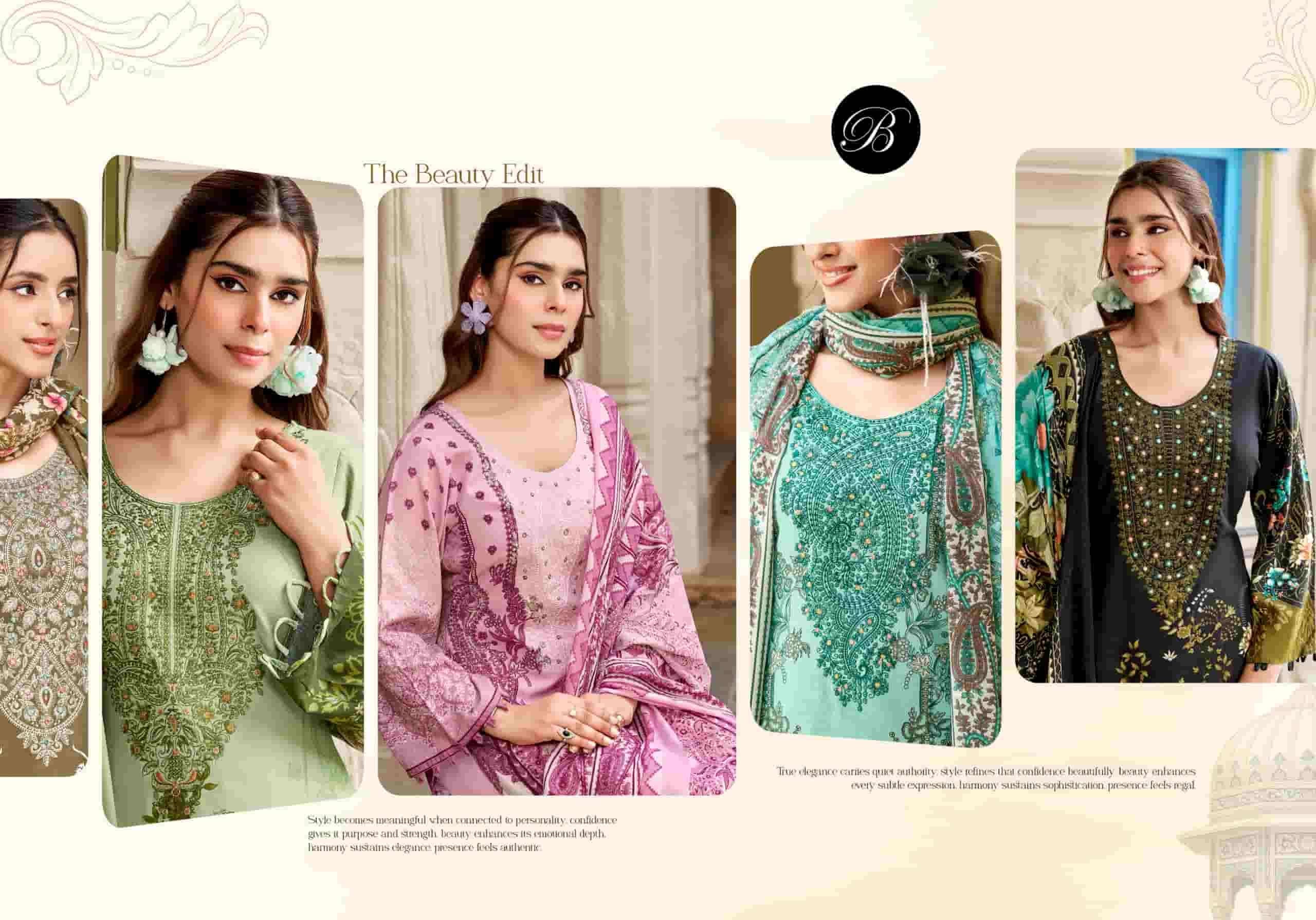 Belliza Designer Studio Riwayat Vol 19 Pure Rayon Dress Material