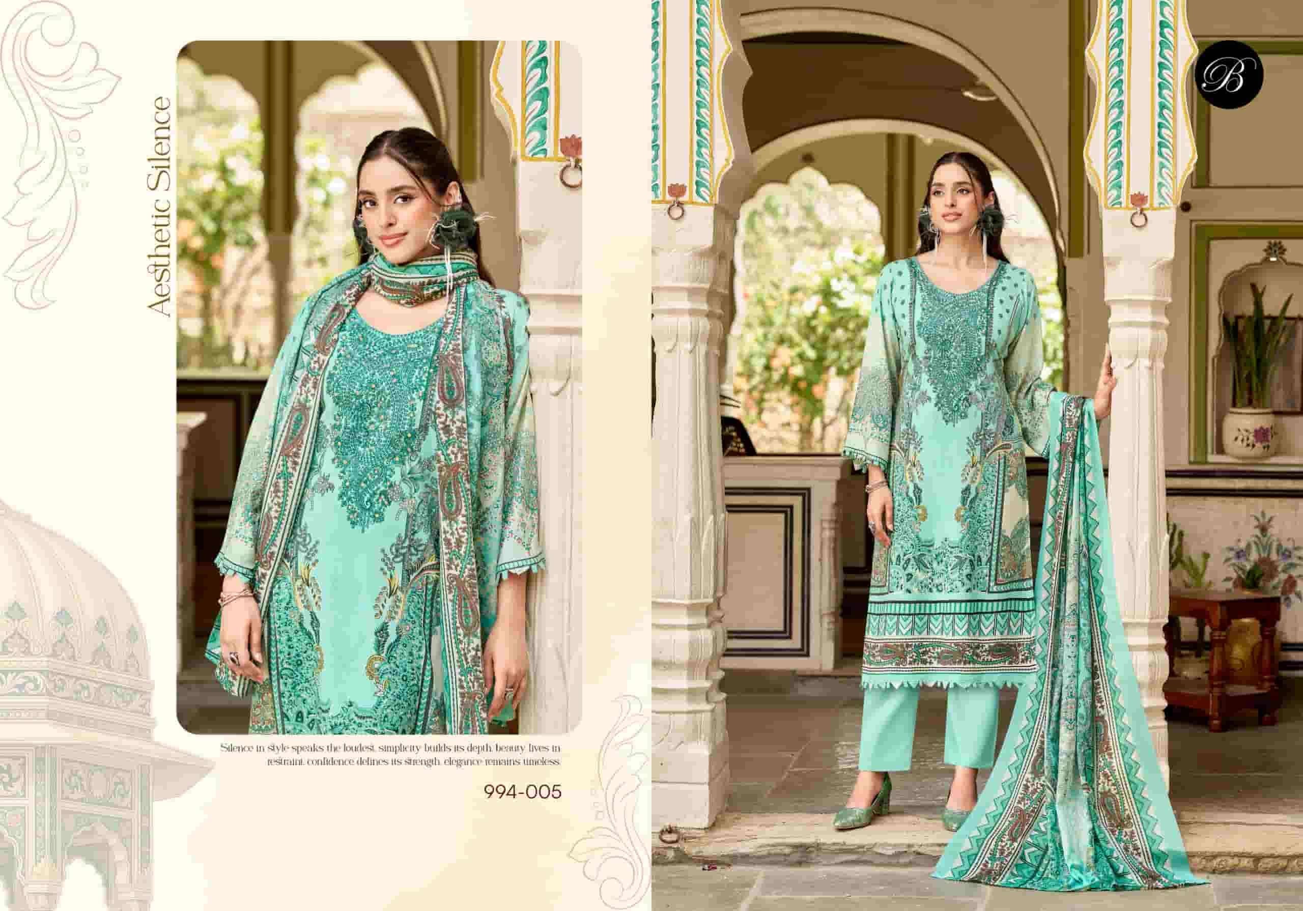 Belliza Designer Studio Riwayat Vol 19 Pure Rayon Dress Material