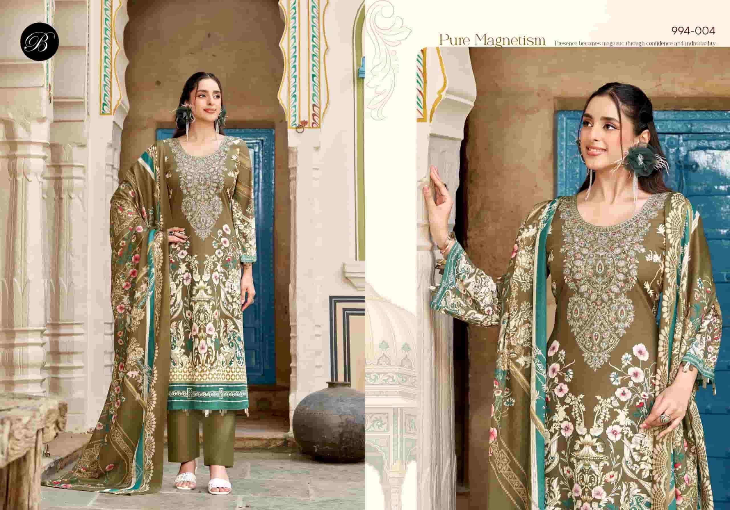 Belliza Designer Studio Riwayat Vol 19 Pure Rayon Dress Material