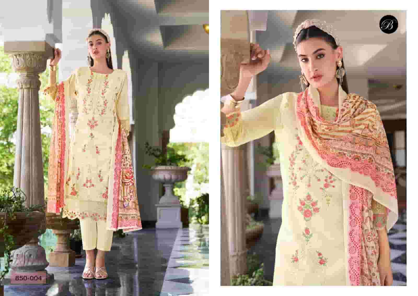 Belliza Designer Studio Zoya Vol 2 Cotton Karachi Embroidered Dress Material