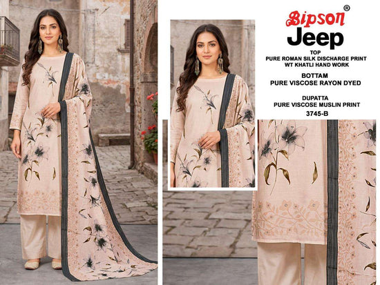 Bipson Jeep 3745 Roman Silk Dress Material