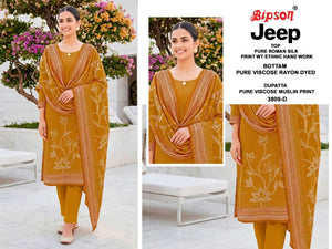 Bipson Jeep 3809 Roman Silk Dress Material