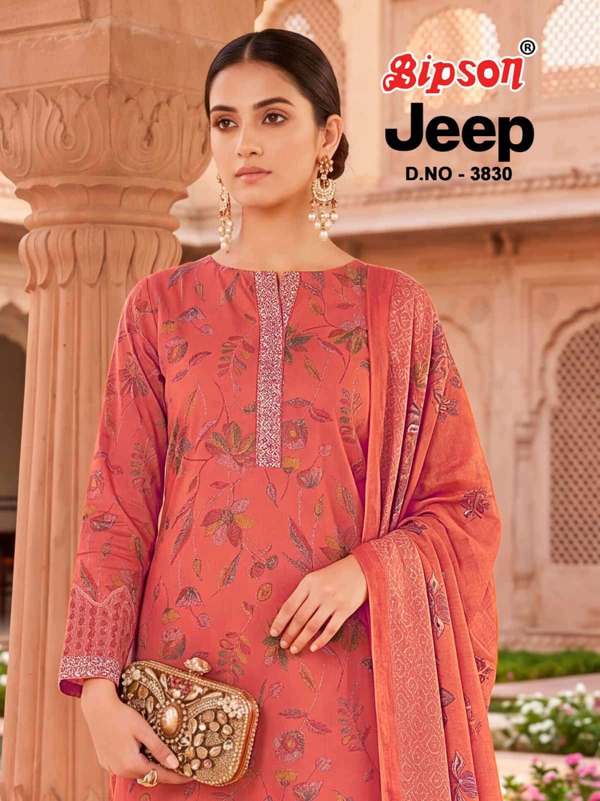 Bipson Jeep 3830 Roman Silk Dress Material