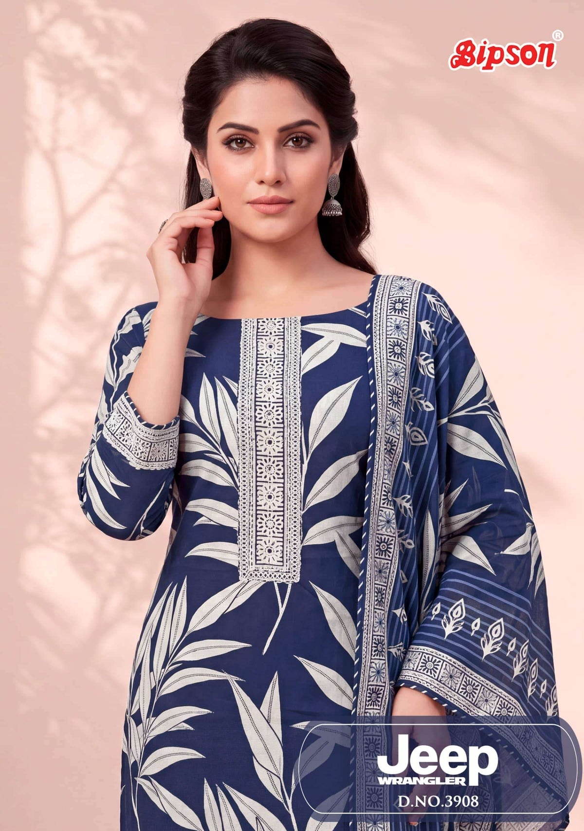 Bipson Jeep Wrangler 3908 Roman Silk Printed Dress Material