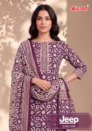 Bipson Jeep Wrangler 3909 Roman Silk Printed Dress Material