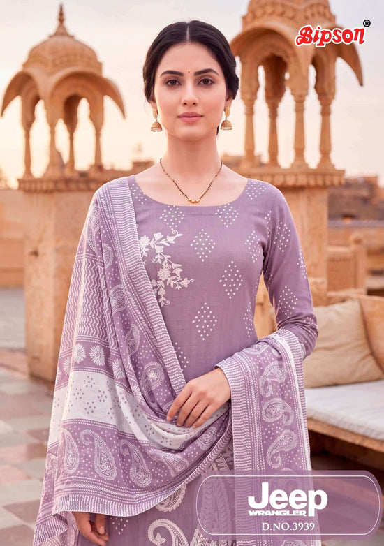 Bipson Jeep Wrangler 3939 Roman Silk Dress Material