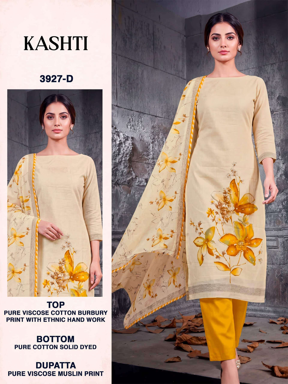 Bipson Kashti 3927 Premium Cotton Dress Material