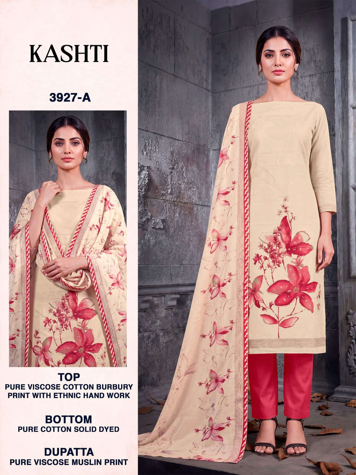 Bipson Kashti 3927 Premium Cotton Dress Material