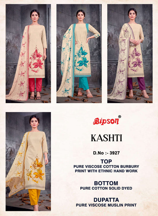 Bipson Kashti 3927 Premium Cotton Dress Material